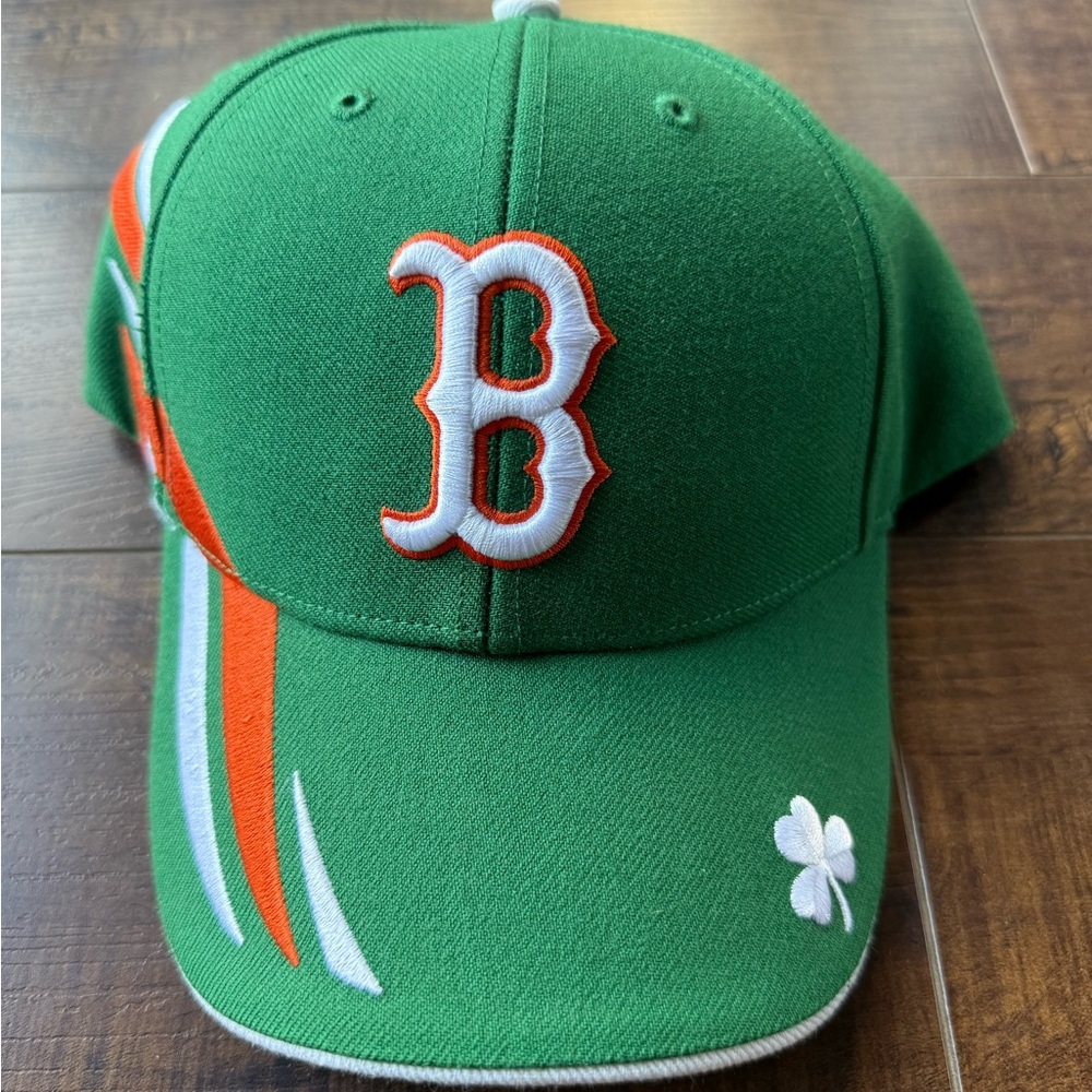 Green and Orange Boston Red Sox Baseball Cap